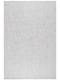Fesco Grey Plain Outdoor Area Rug