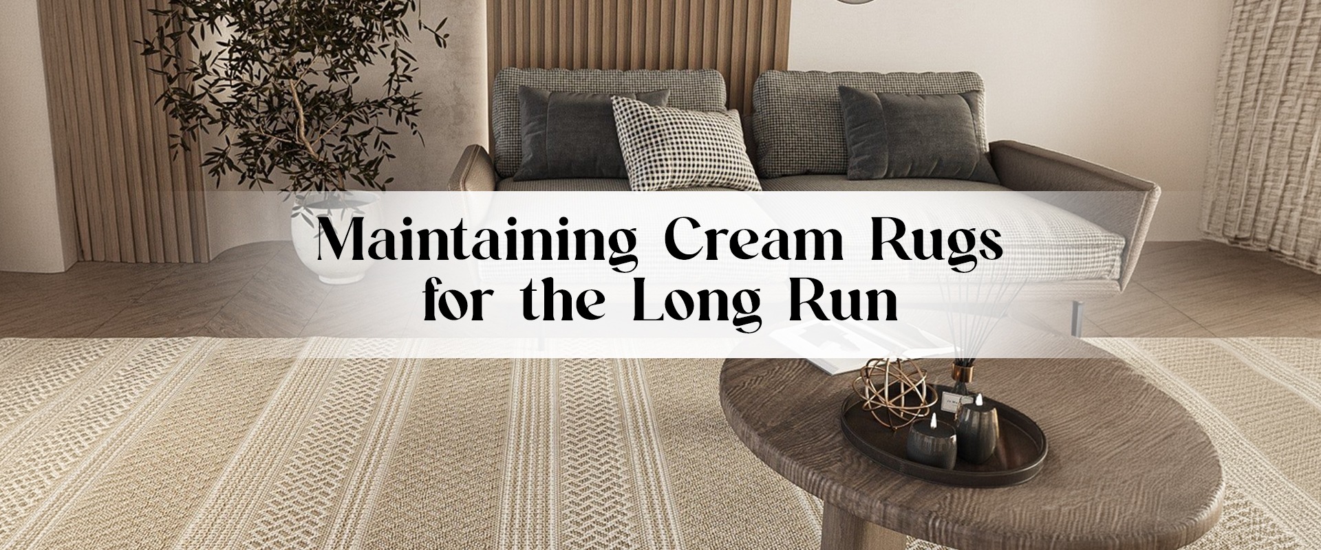 Maintaining Cream Rugs for the Long Run