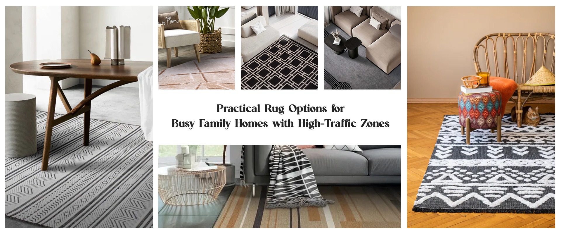 Practical Rug Options for Busy Family Homes with High-Traffic Zones