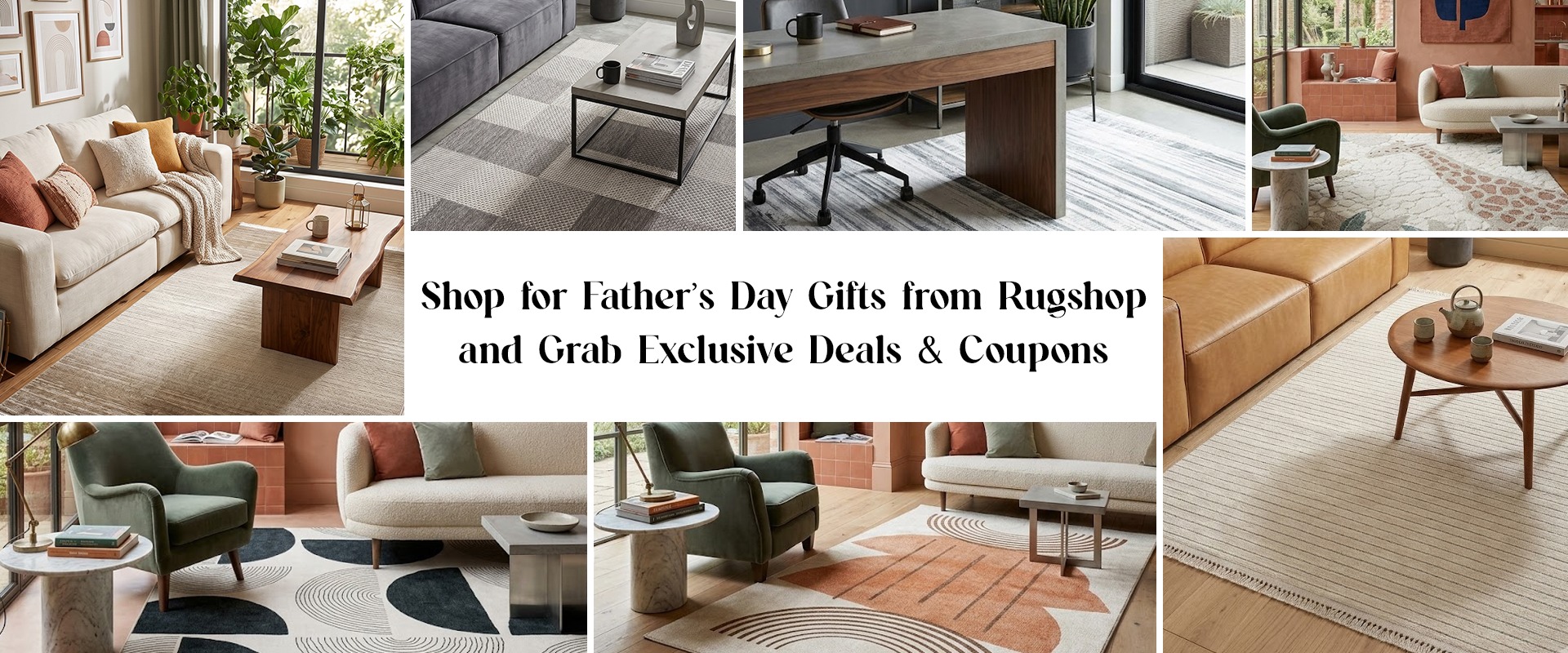 Shop for Father’s Day Gifts from Rugshop and Grab Exclusive Deals & Coupons